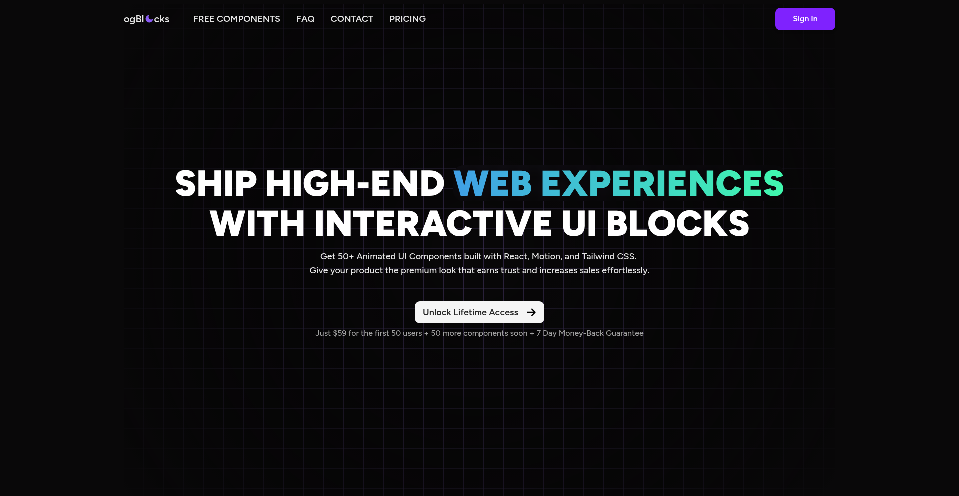Animated UI Blocks (ogsome)