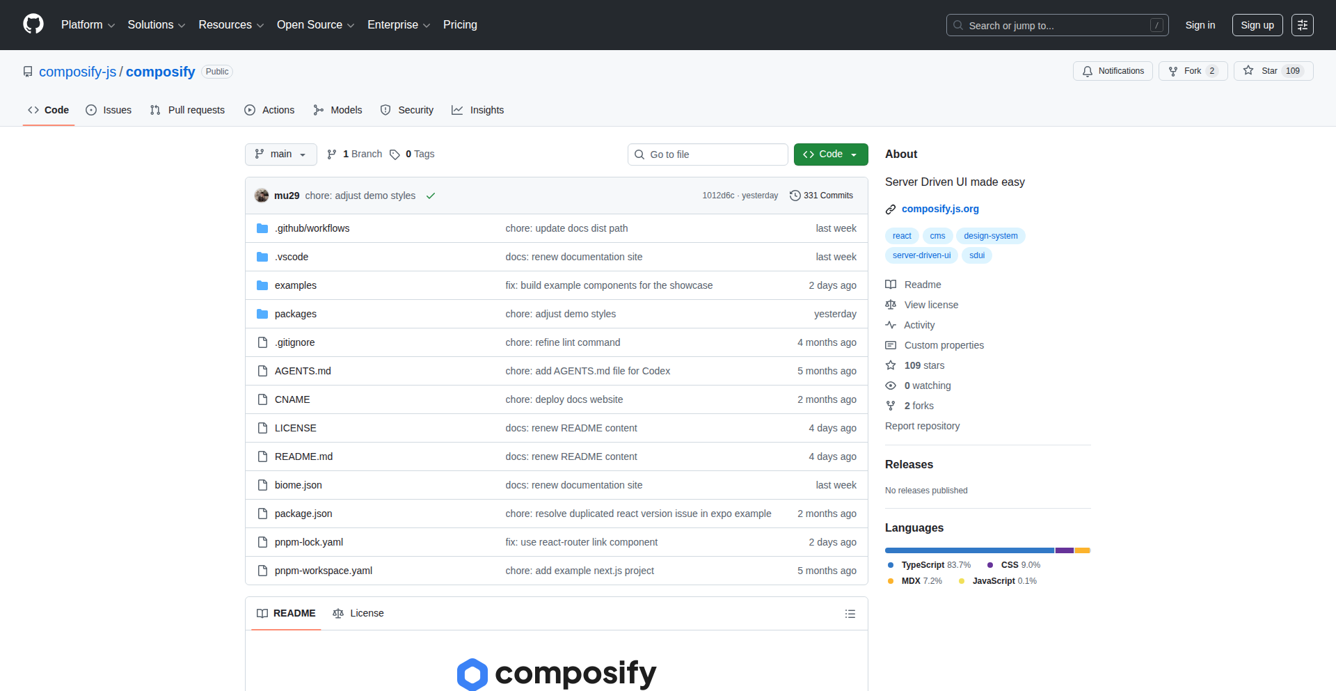 Composify: React组件的视觉化编排引擎