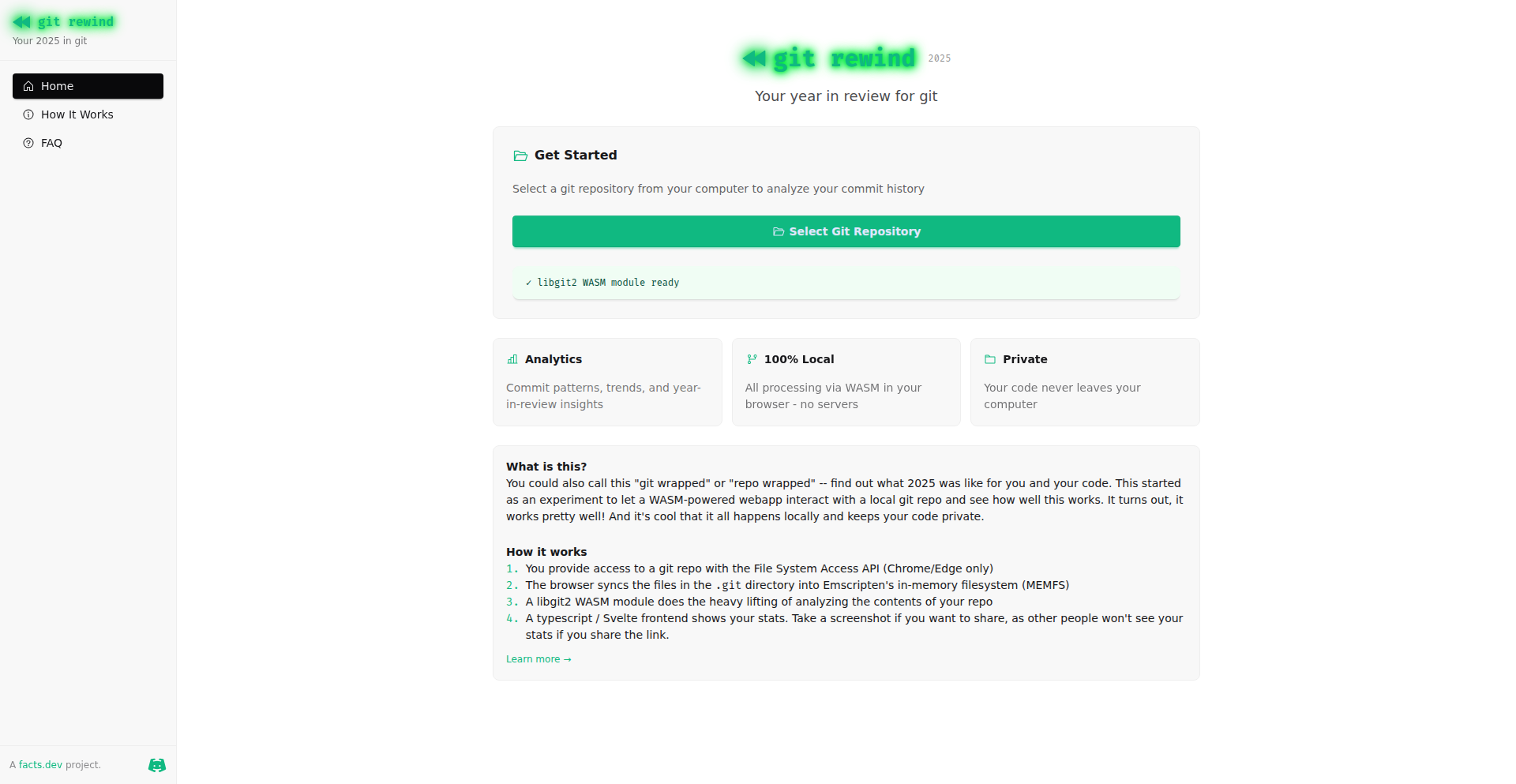 Git Rewind WASM