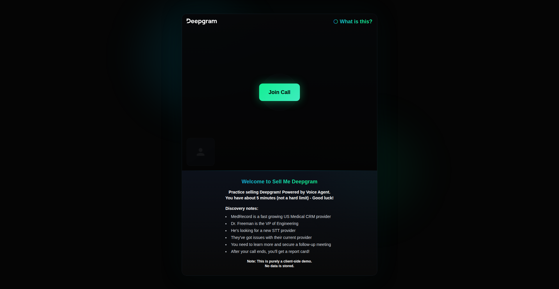 AI面试官：Deepgram职位模拟器