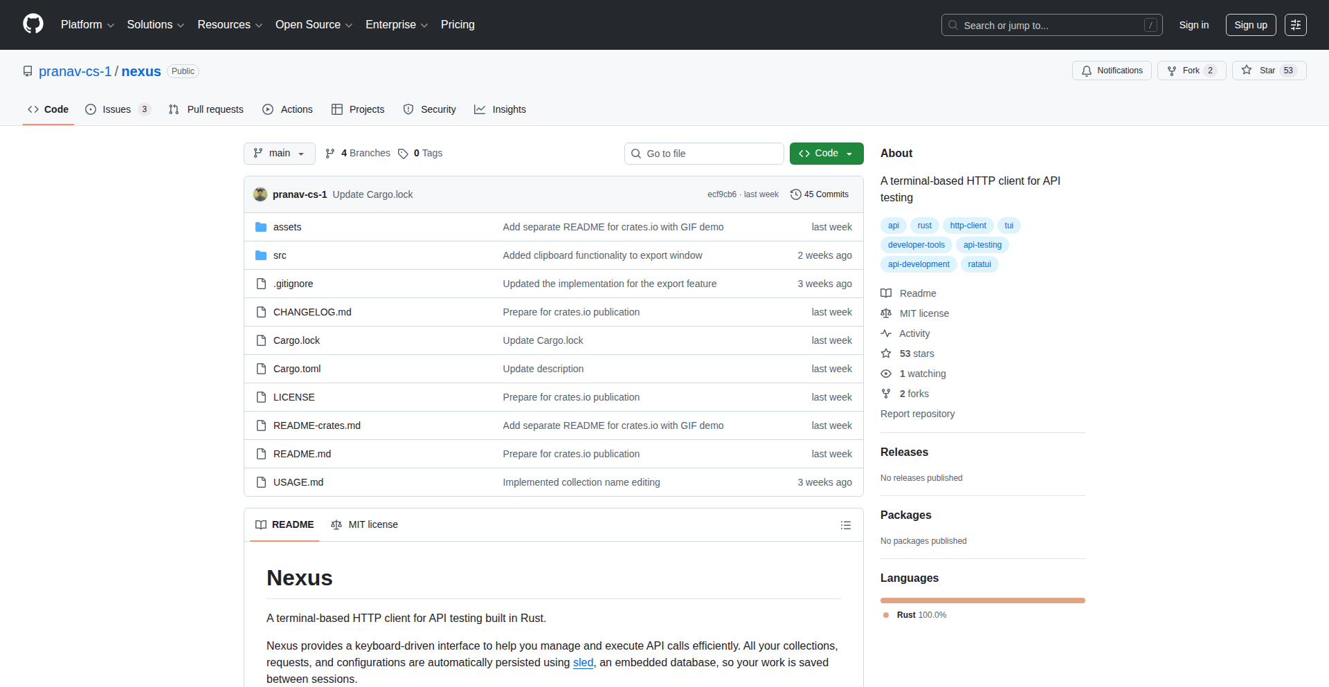 Nexus: 终端API管理利器