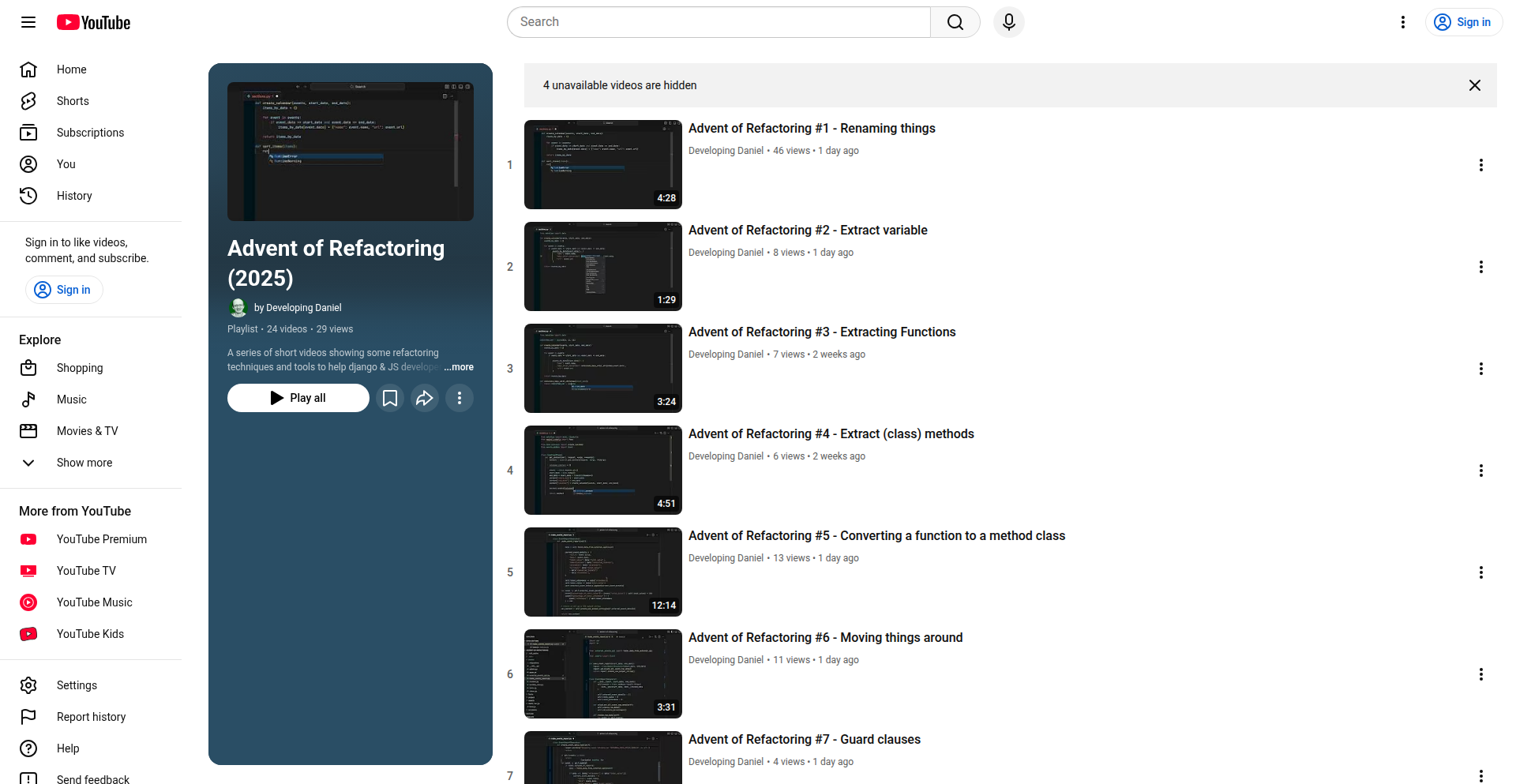 リファクタリング・アドベント（Refactoring Advent）