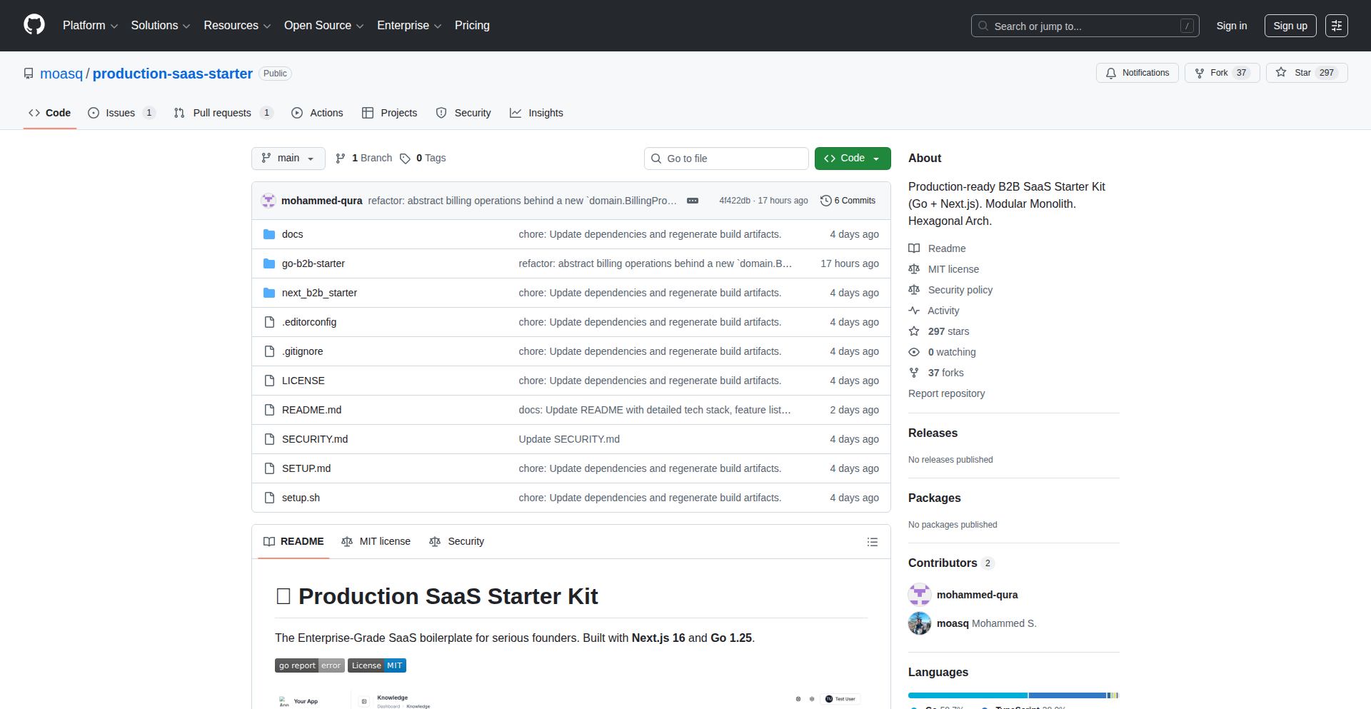 Apflow Engine: Go/Next.js B2B SaaS 起動エンジン