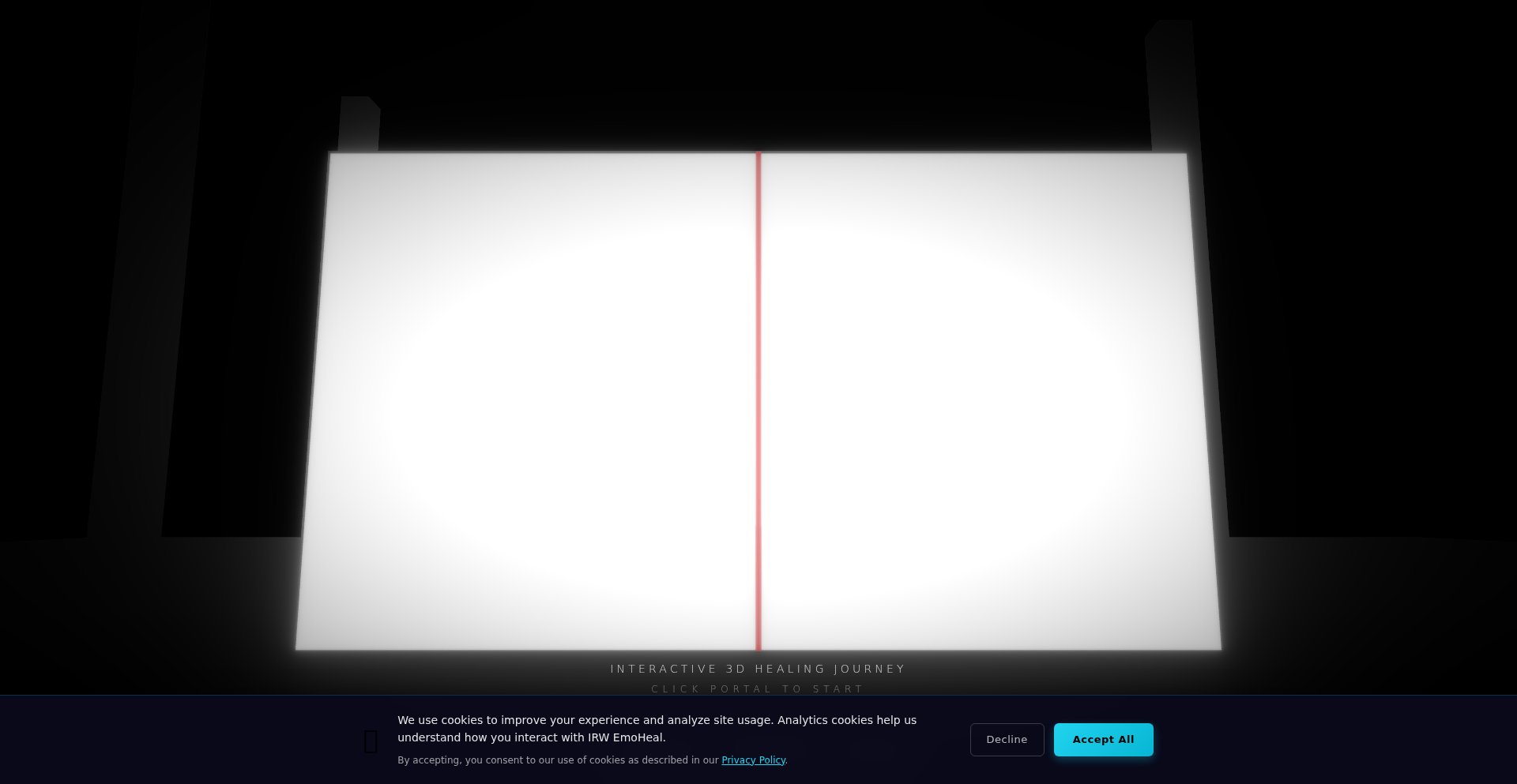 React Three Fiber 3D ヒーリングワールド