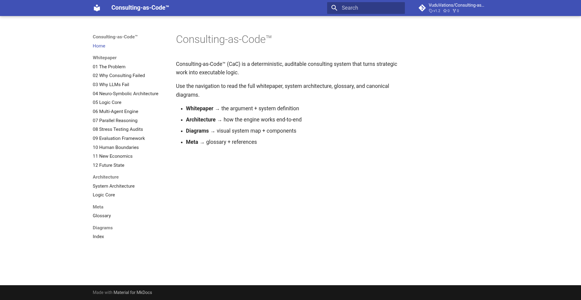 Consulting-as-Code: 決定論的ニューロシンボリックエージェントアーキテクチャ