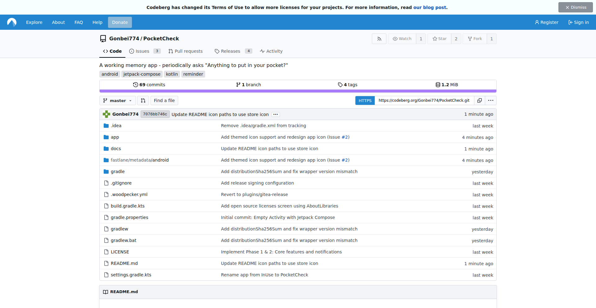 PocketCheck: 記憶のポケット