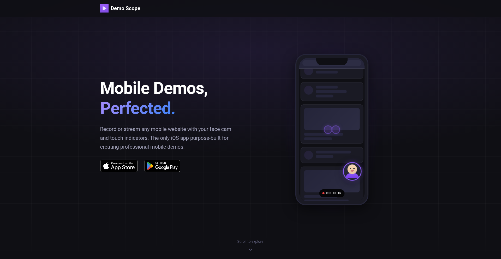 モバイル向けデモ動画作成ツール