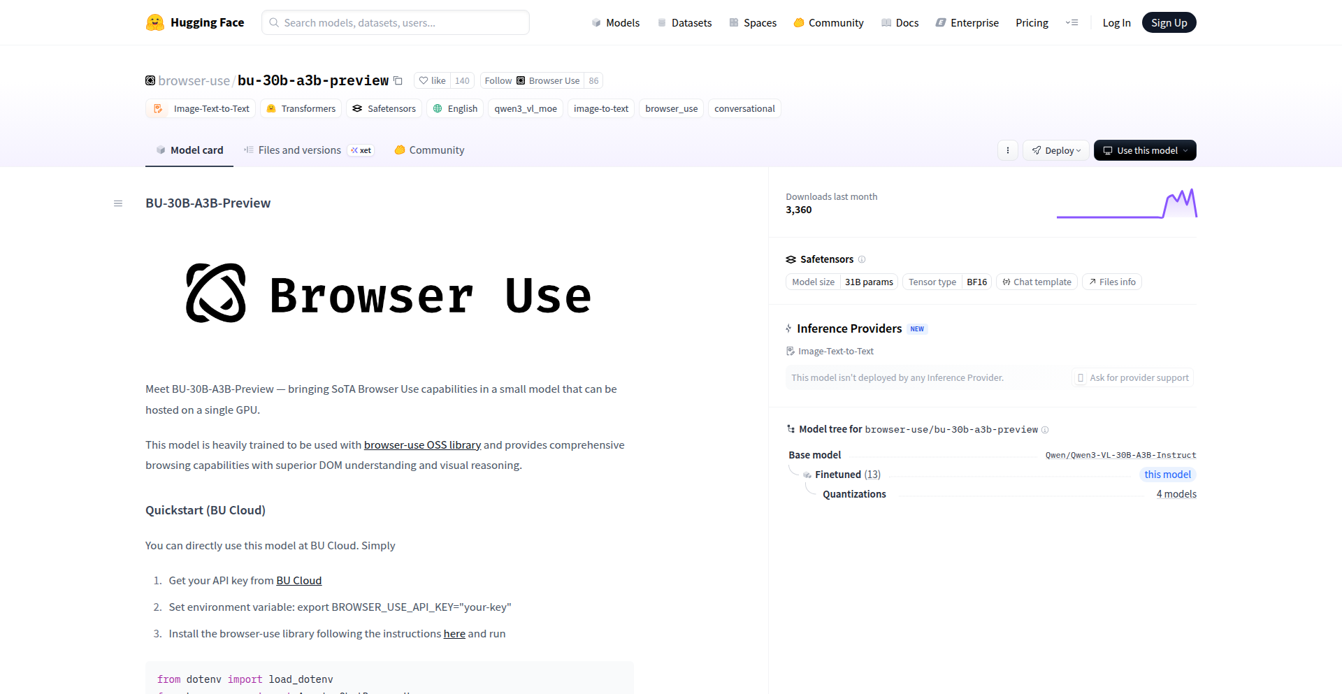 ブラウザ操作特化型LLM (30B, A3B)