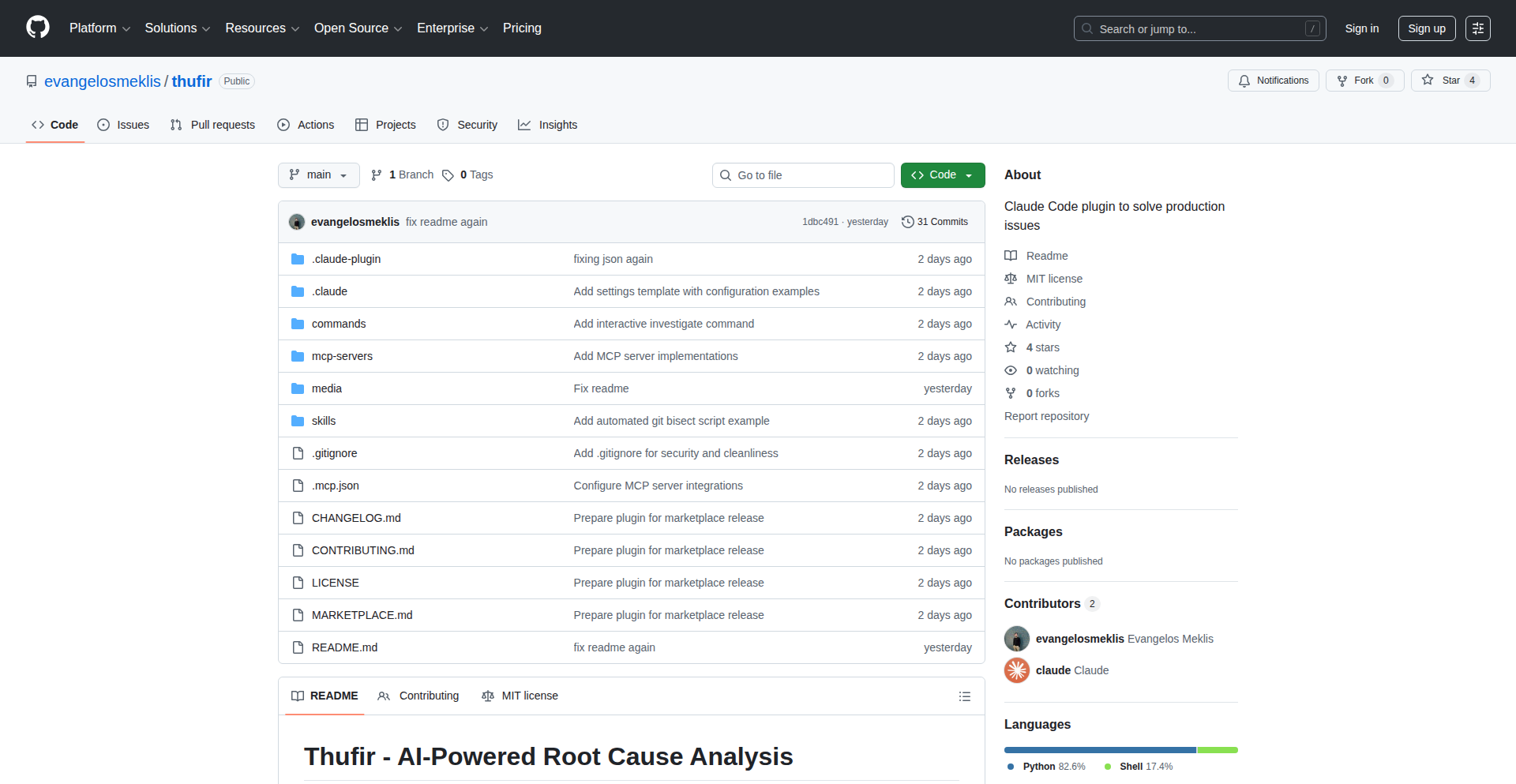 Thufir AI Ops Assistant