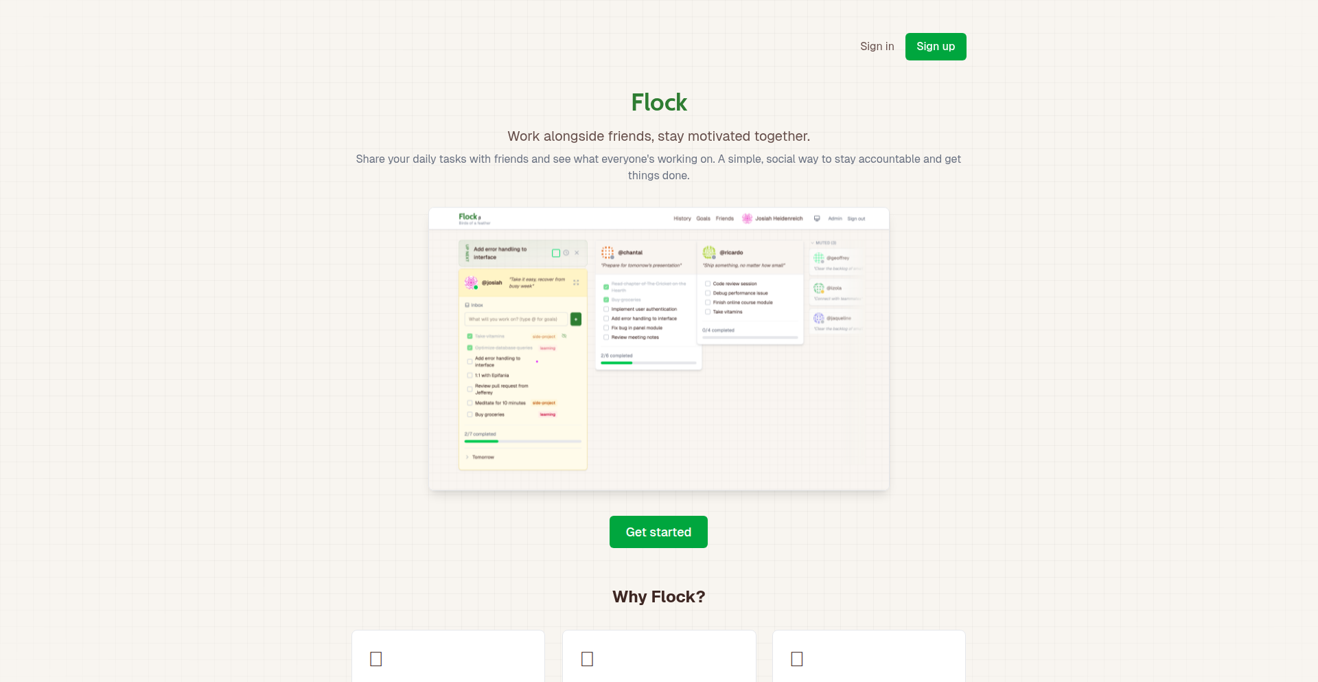 Flock: Social Accountability Task Companion