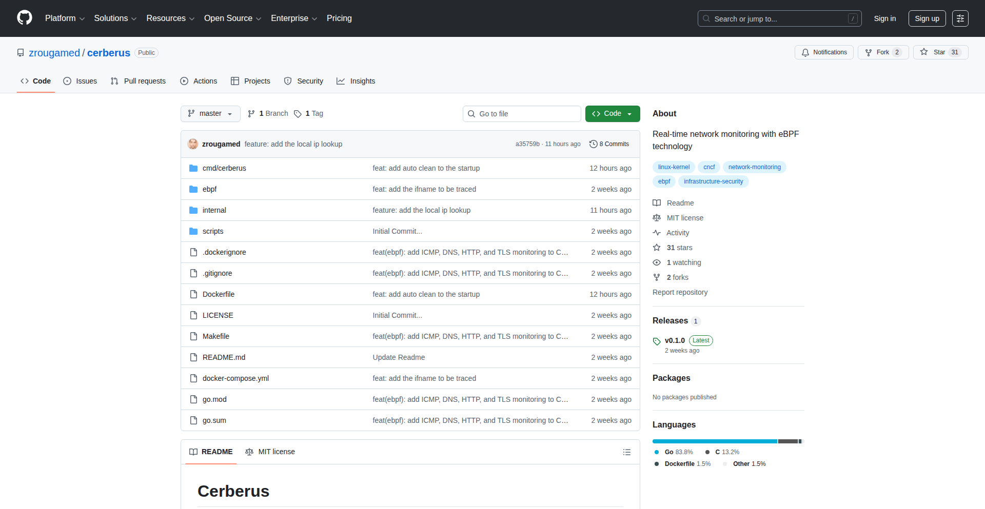 Cerberus: Kernel-Level Network Insight