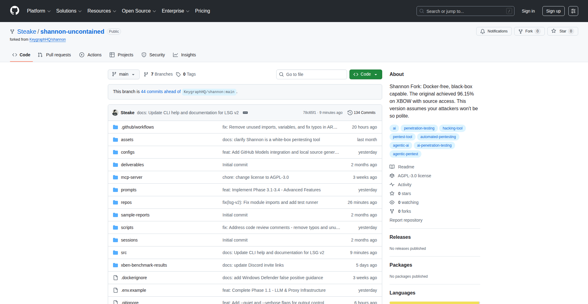 Shannon Uncontained: Exploit-First Pentester