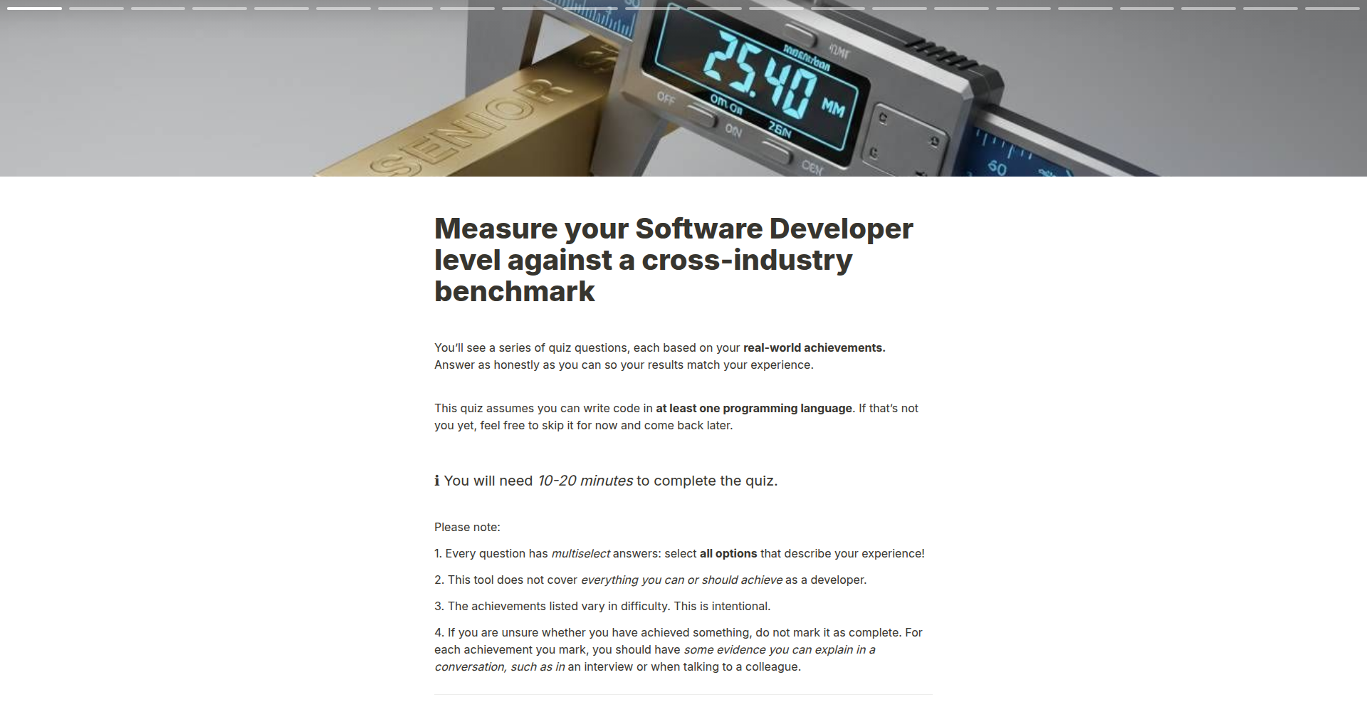 DevSeniorityGauge