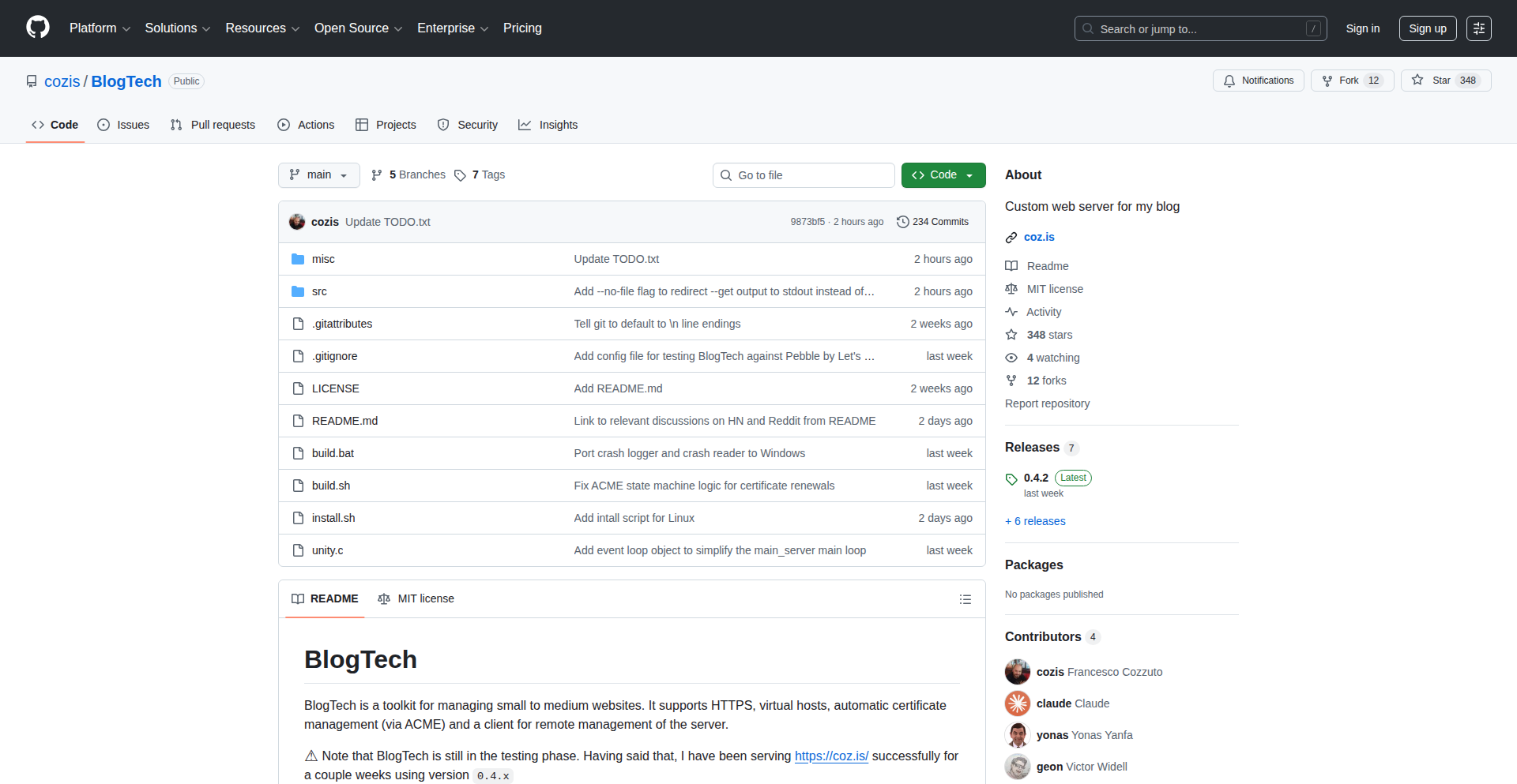 ACME-Web: 极简原生HTTPS服务器