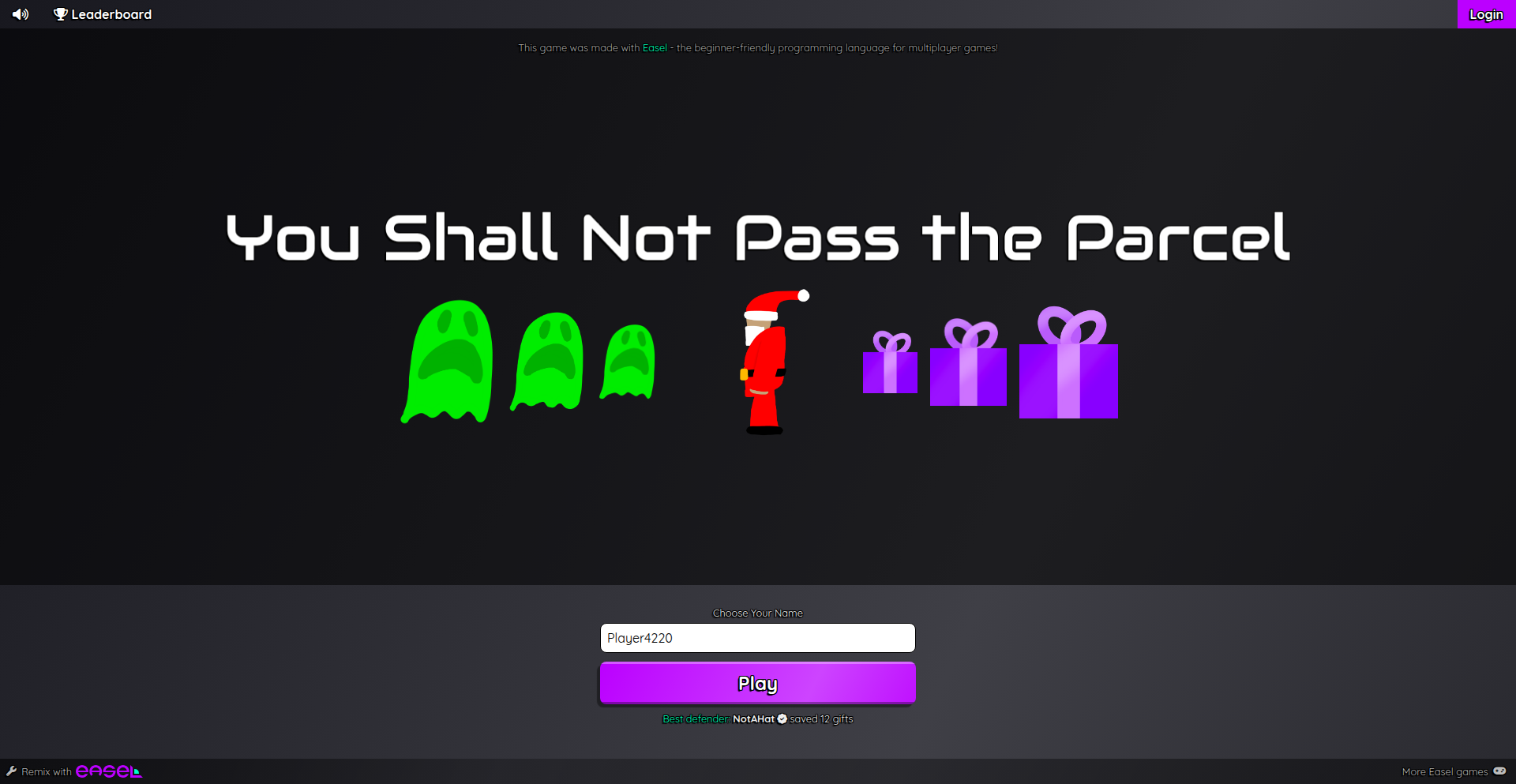 圣诞防线：路径寻迹的阻击者