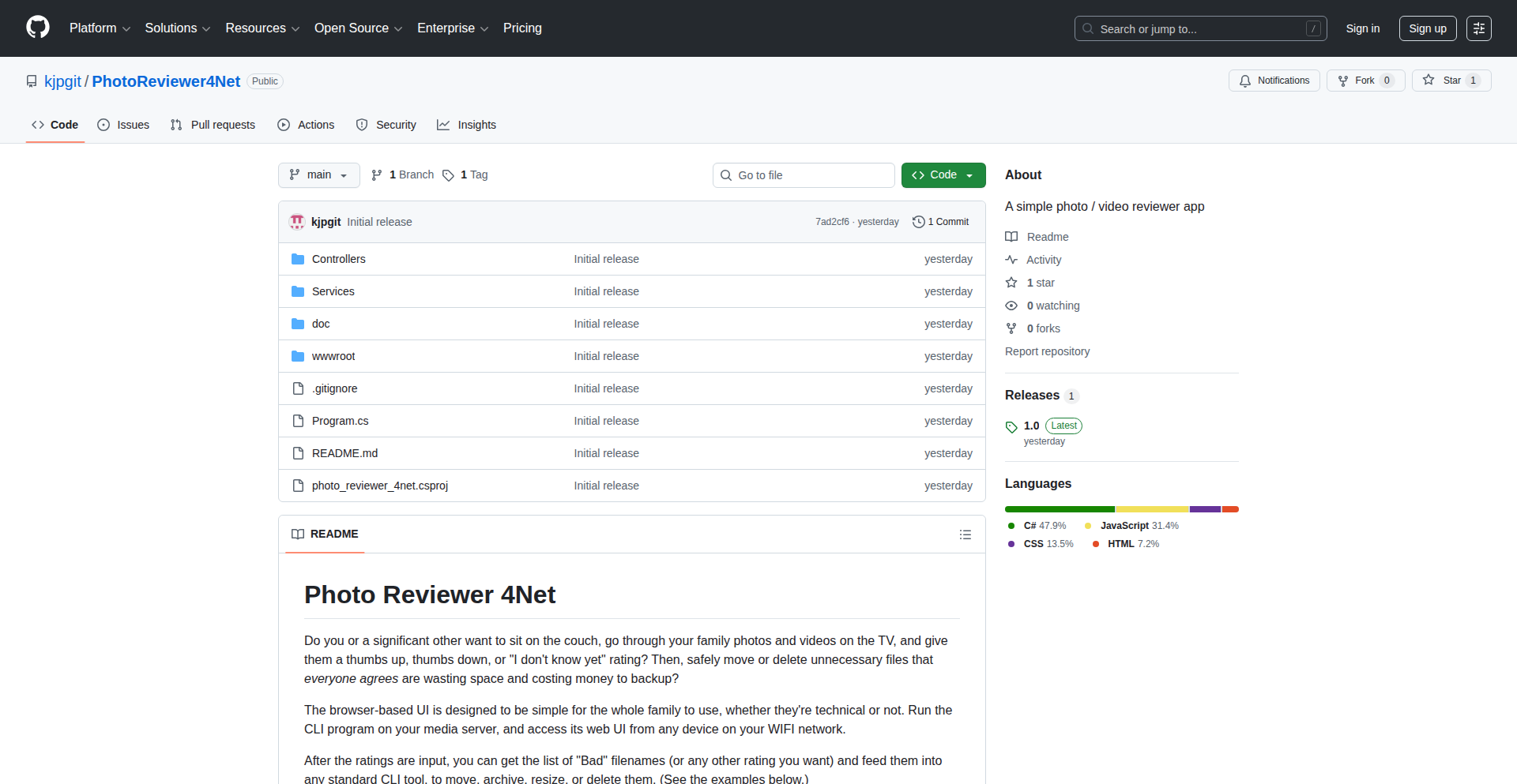 跨平台照片审查器 (Photo Reviewer 4Net)