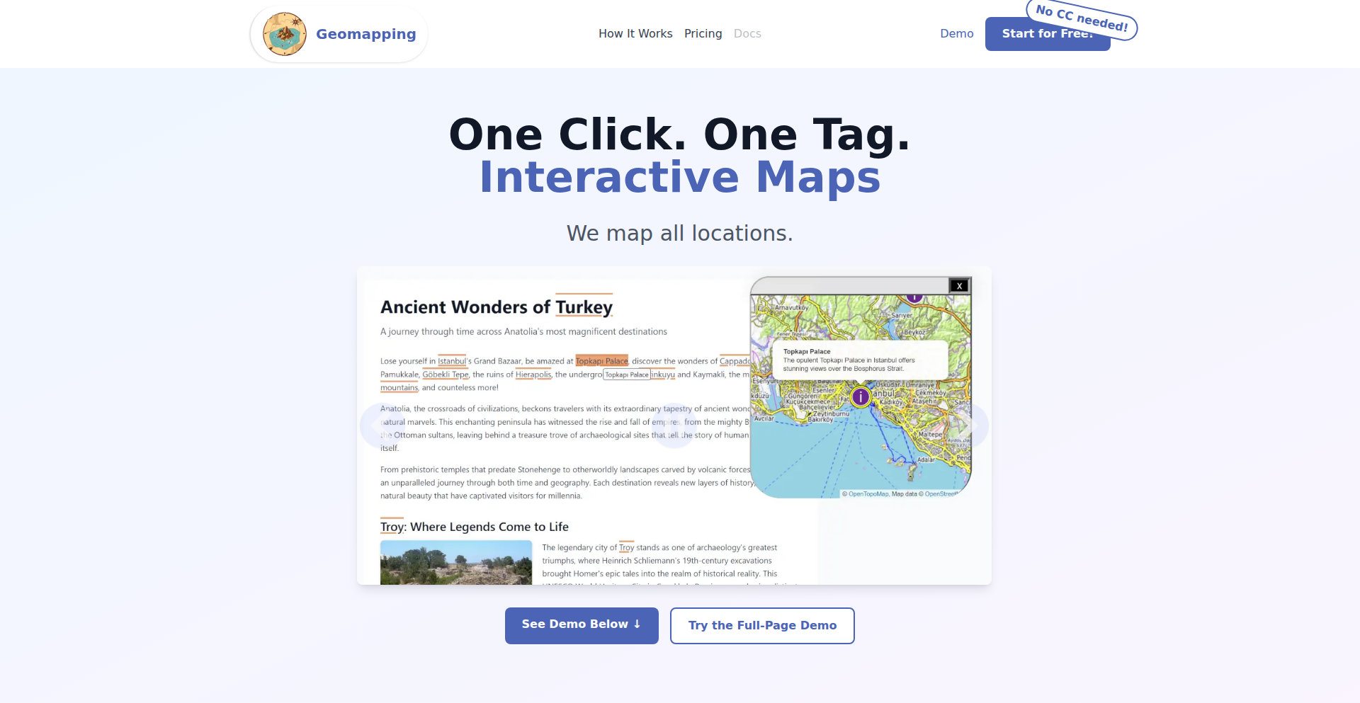 Geomapping: 文章地图智能生成器