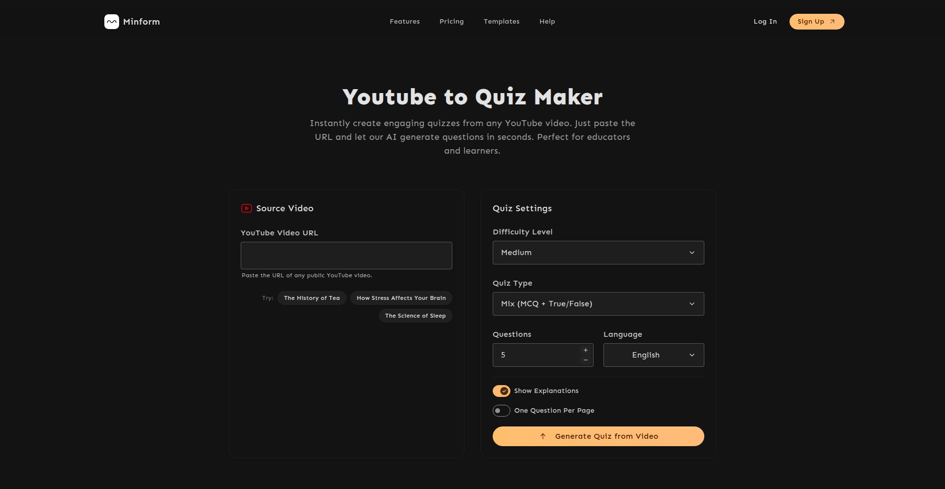 YouTube视频速成知识库生成器
