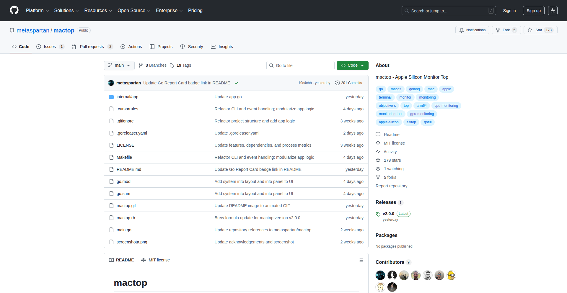 Mactop：macOS系统进程可视化引擎