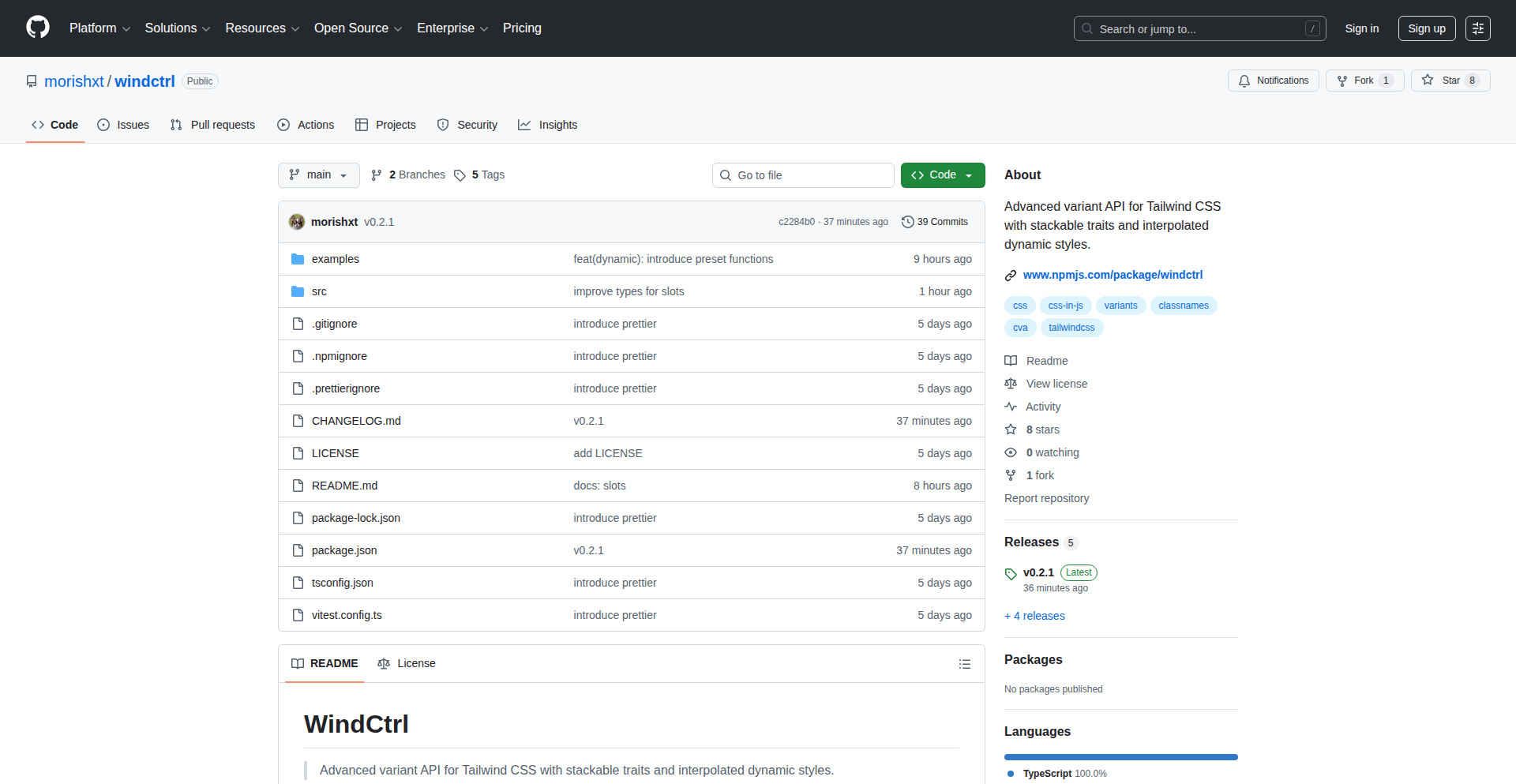 WindCtrl: 智能组件变体管理器