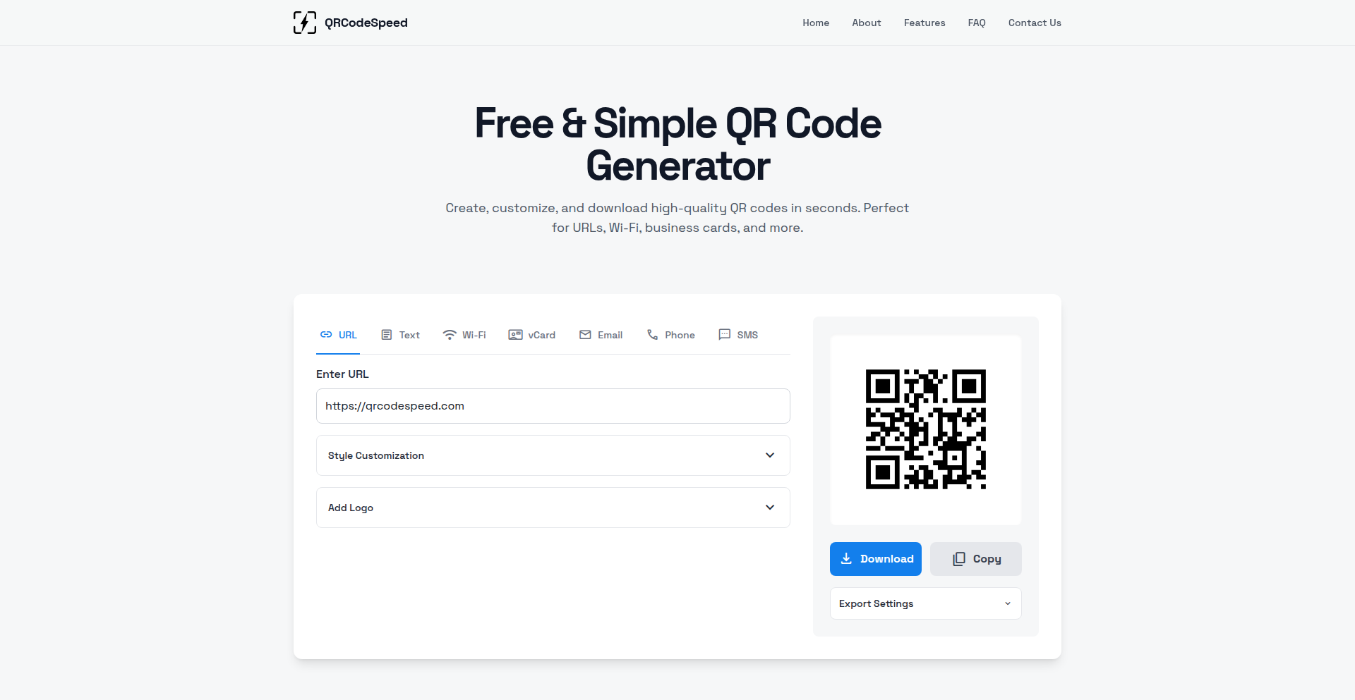 瞬扫码生成器 (QuickScan Generator)