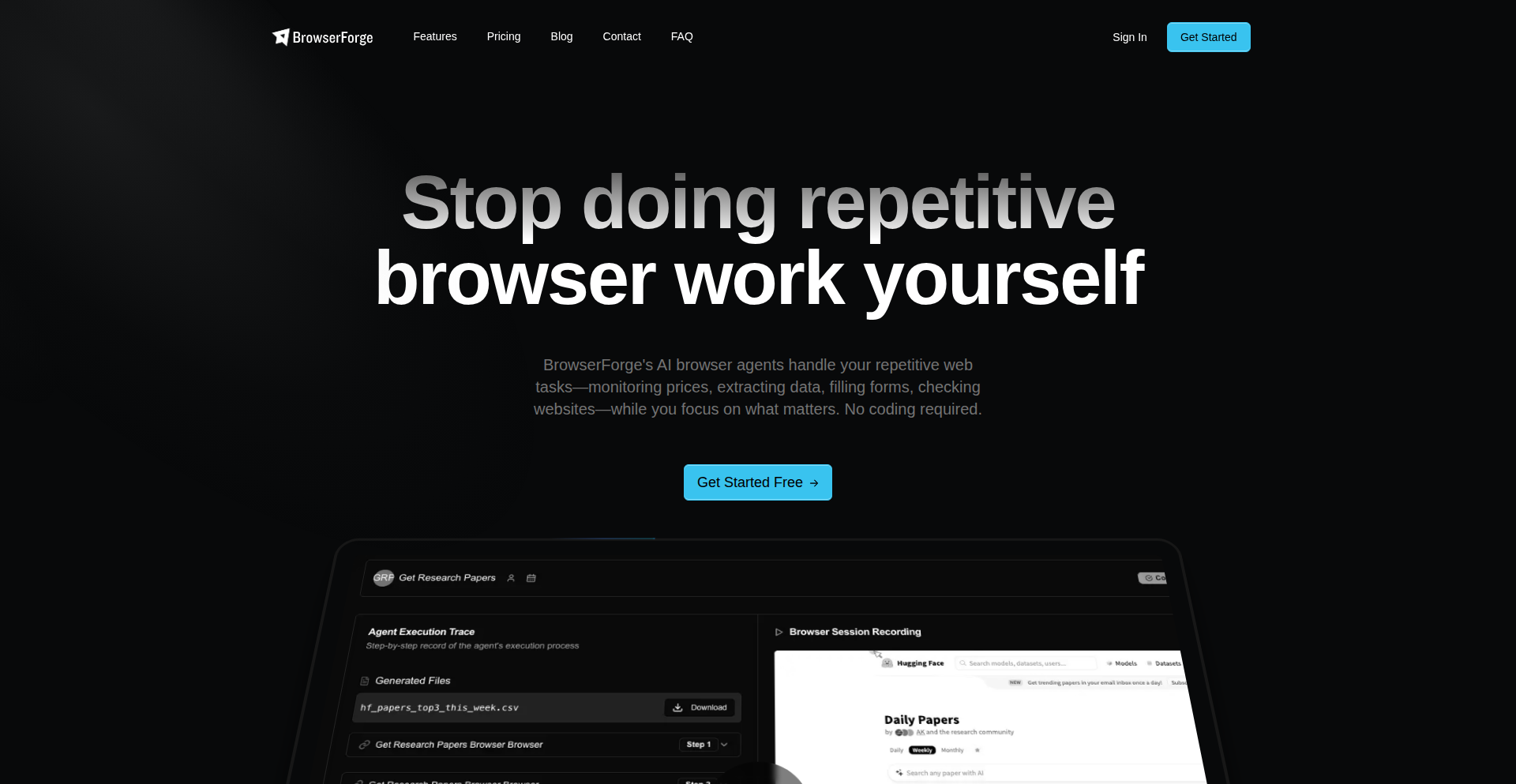 BrowserForge - 智能浏览器代理器