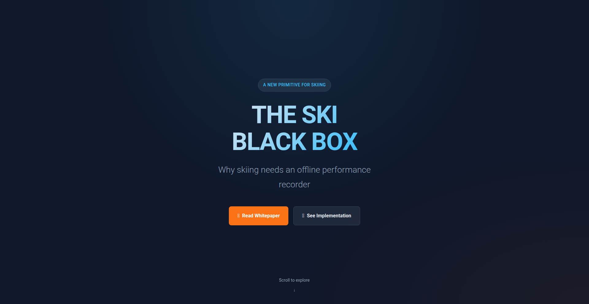 SkiBlackBox AI滑雪教练