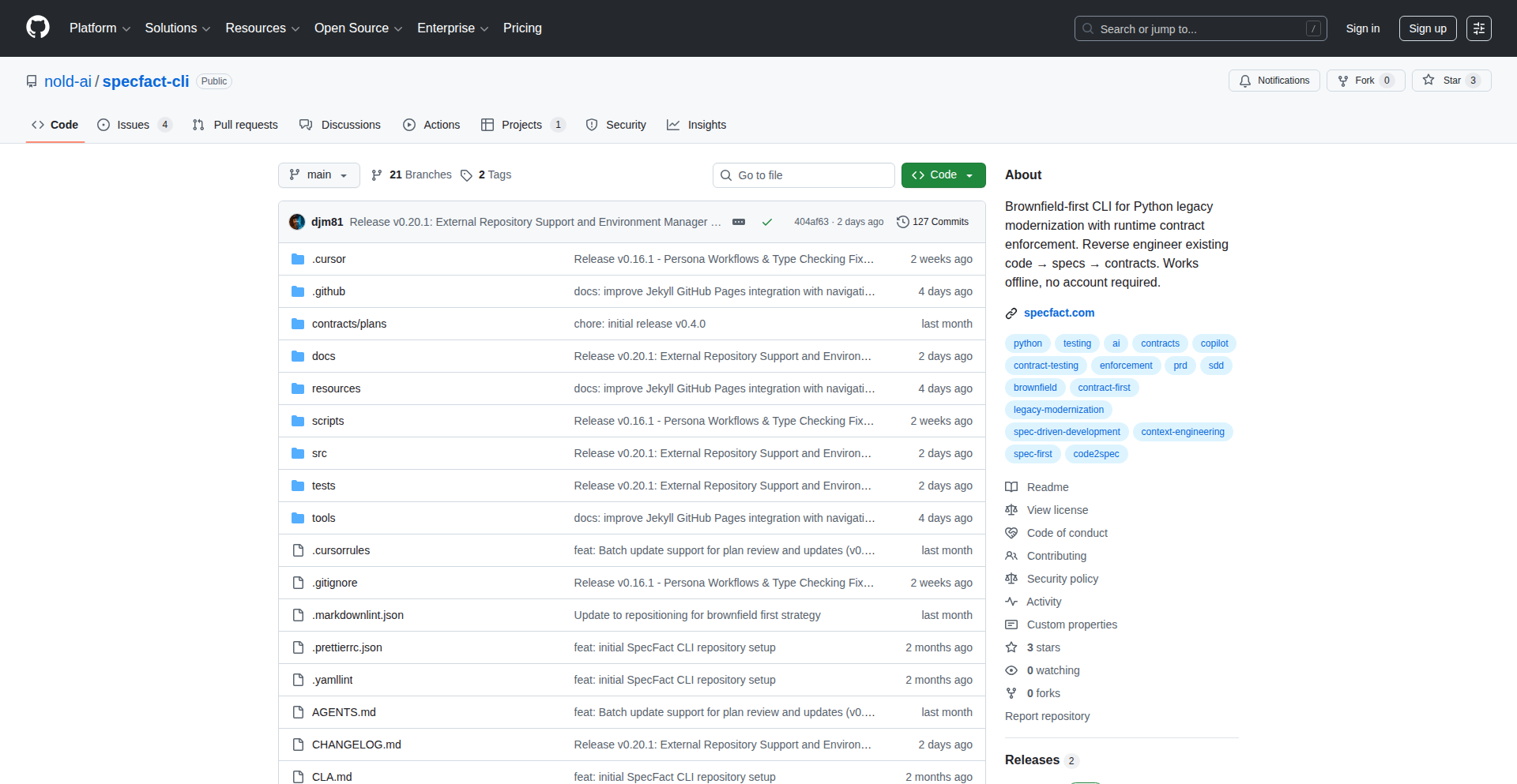 遗留代码契约引擎 (Legacy Code Contract Engine)