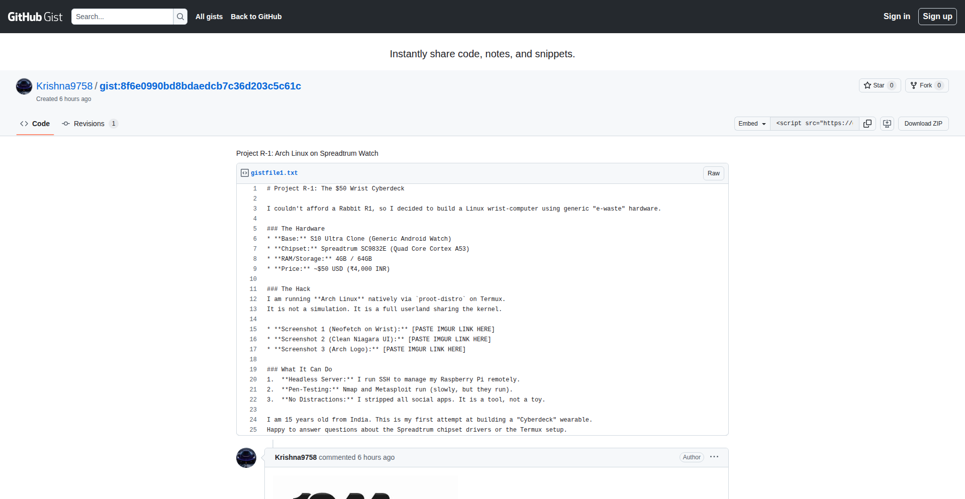 SmartwatchOS - 嵌入式Linux的复兴