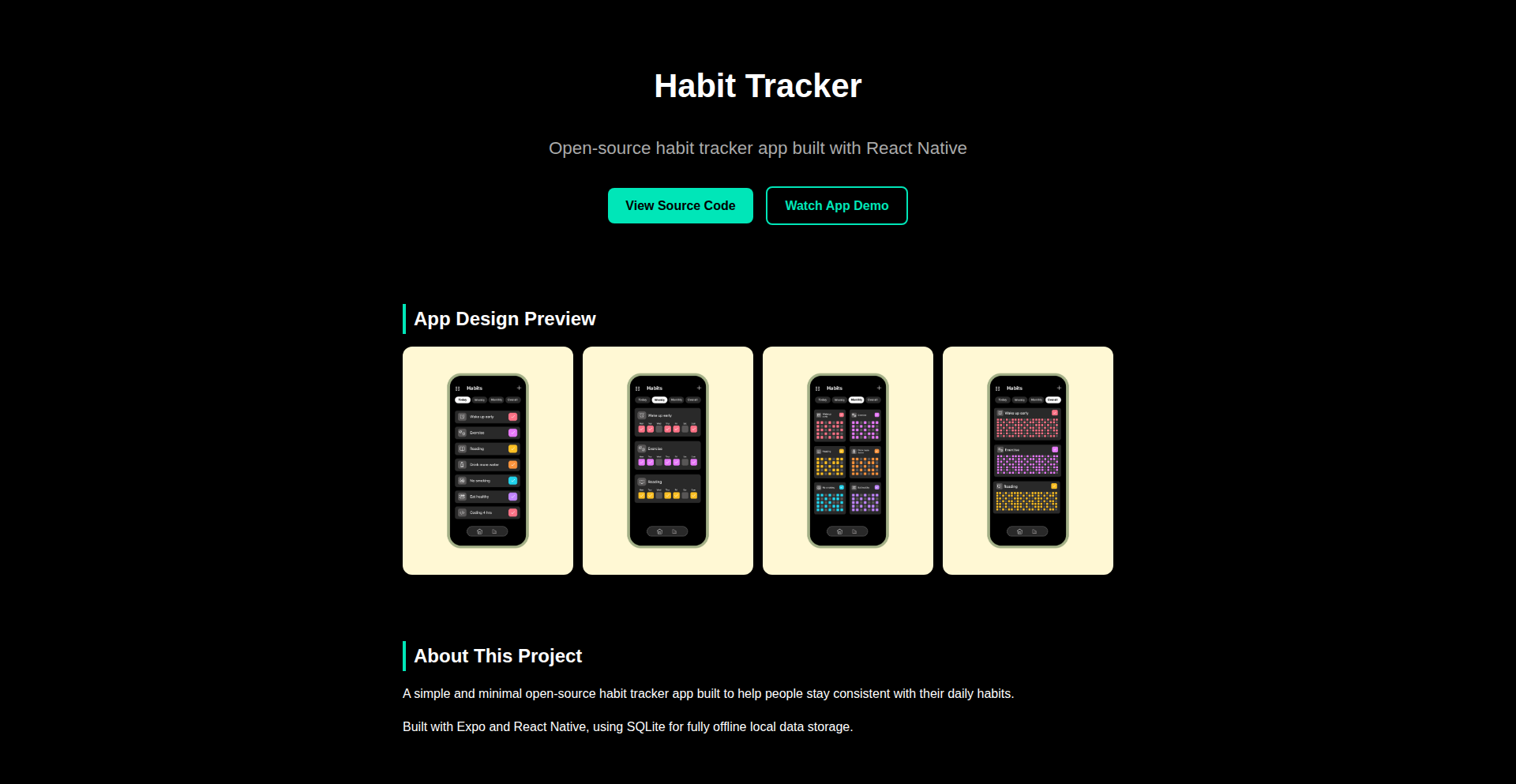 React Native HabitForge